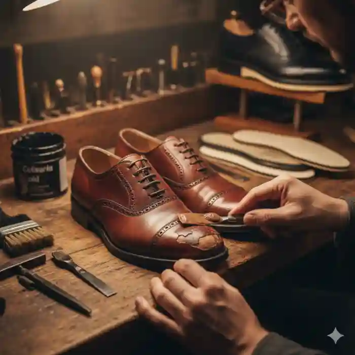 تعمیر و ترمیم کفش چرم